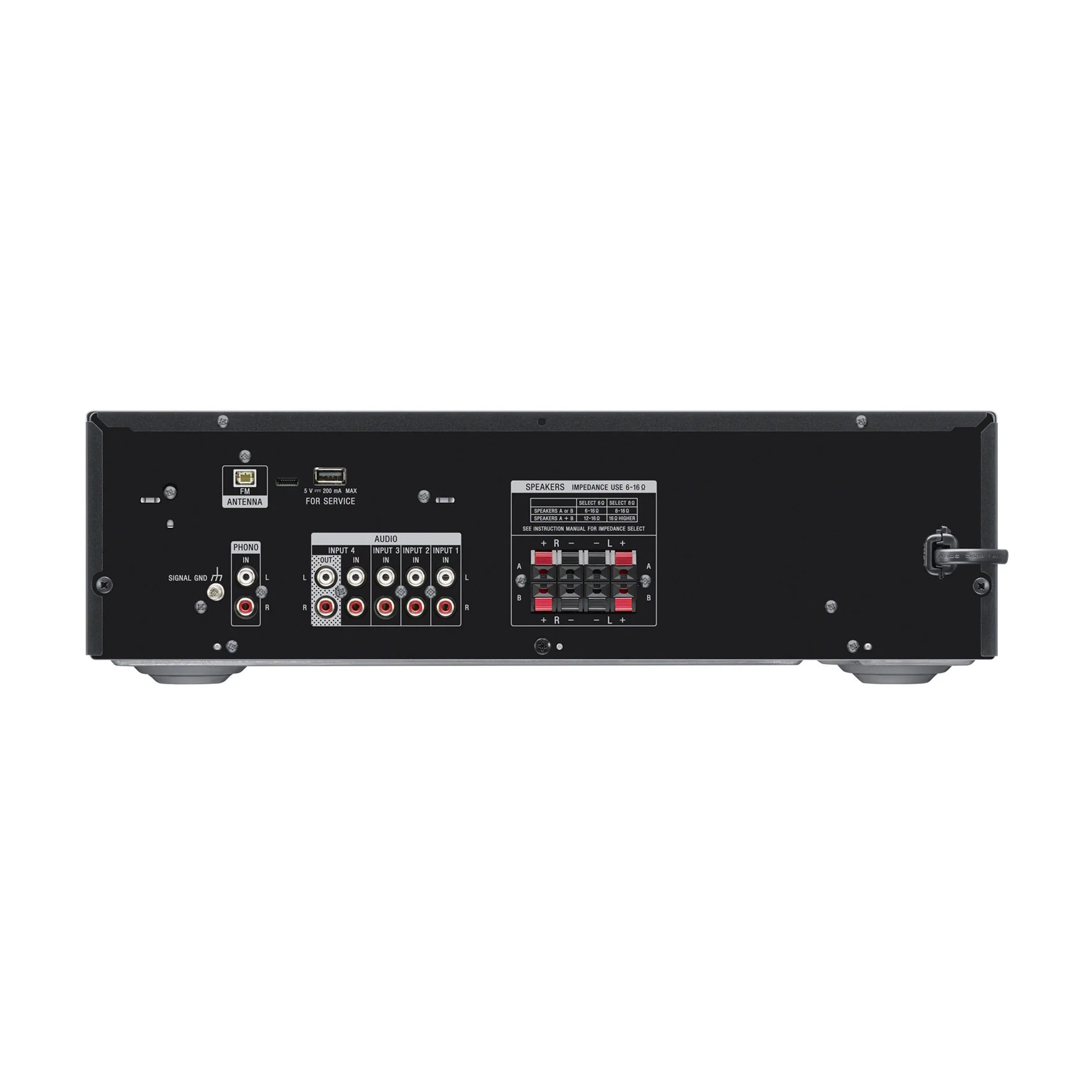 Sony STR-DH190 2.0 Bluetooth, A/B Speaker, Stereo Receiver (1 Year Warranty) - Open Box - Image 3